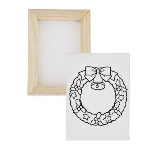 キャンバスボート クリスマス 塗り絵 ミニキャ...の詳細画像4