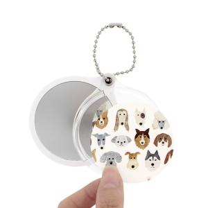 ハメパチ ミラー付き キーホルダー 丸型 54...の詳細画像5