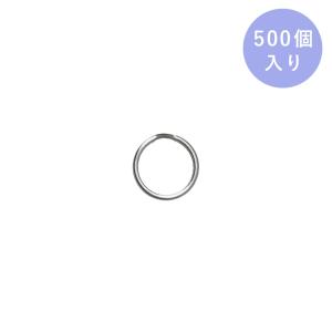 二重リング 小 巻き放し SL0.8×外10mm ステンレス 50個入り キーリング