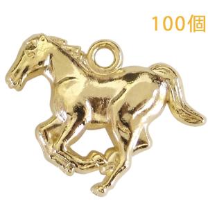 干支 午 うま お守り チャーム ゴールド 手作り ハンドメイド 日本製