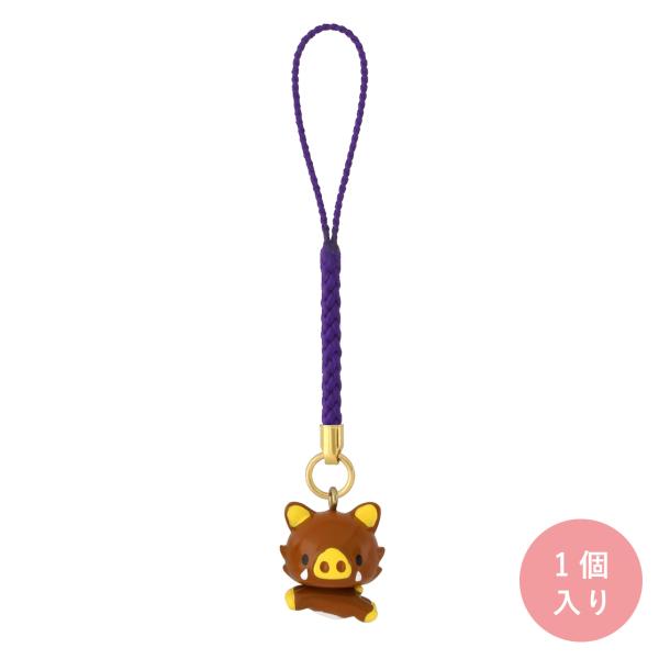 [大王製作所] 干支ストラップ お守りチャーム 十二支 首振り 動物チャーム 縁起物 ふりふりマスコ...