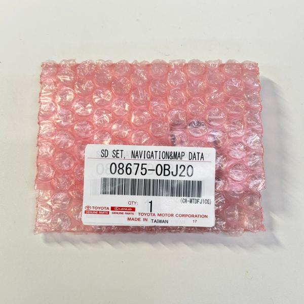 08675-0BJ20 在庫限り トヨタ Toyota トヨタ純正ナビ SDカード 地図更新ソフト ...