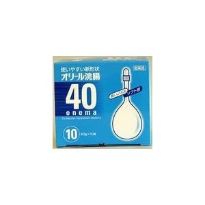 第2類医薬品  使いやすい新形状 池尻製薬 オリール浣腸40g×50 10×5  4513930010514-J