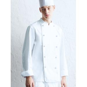 コックコート 長袖 アルべ チトセ CA-114 組紐ボタン カツラギ