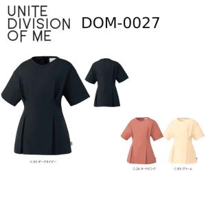 医療白衣 UNITE DIVISION OF ME DOM-0027 トップス 女性用 軽量ストレッチツイル 制電 制菌 SS-3L 「ポスト投函」　｜dairyu21