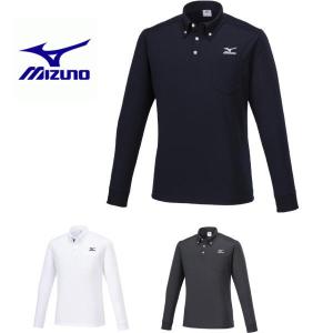 長袖ポロシャツ ミズノ ボタンダウン mizuno K2JAA581「ポスト投函」