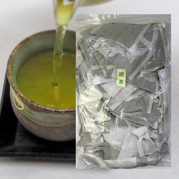 10g 紙 緑茶 ティーパック お徳用 業務用 大量 たっぷり 1kg 100個入 袋 パック 日本...