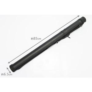 ビリヤードキューケース 円形丸型 ブラック黒 ...の詳細画像3