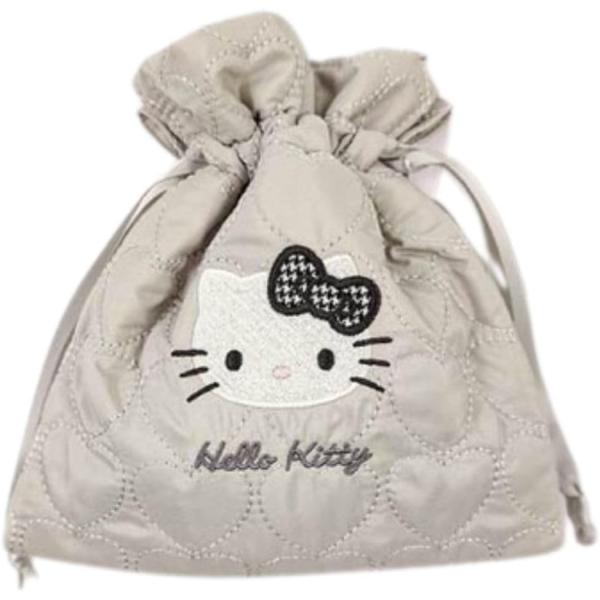 マリモクラフト サンリオ モノトーンシリーズ 巾着 ハローキティ（品番：SRTZ-251）