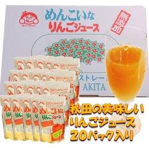 母の日 JA秋田ふるさと りんごジュース 20個入 無添加 100％ 送料