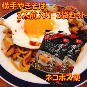 焼きそば B級グルメ バーベキュー 秋田 名物 お土産 贈り物 送料無料    横手焼きそば 2人前入り 2個セット