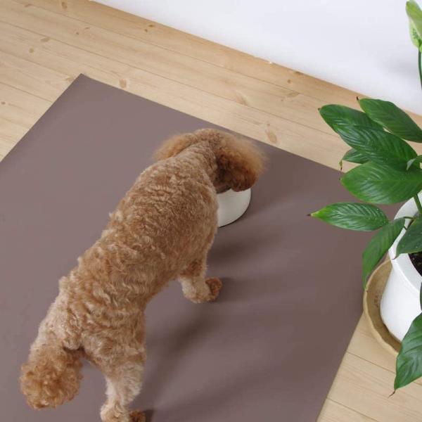 コンフィマルチシート サイズM 約115×80cm 【ブラウン】 ペット用踏ん張り防水シート 小型犬...