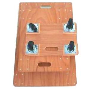 とにかく丈夫！頑丈　木製平台車　DS-2 サイズ中 450×600(mm)