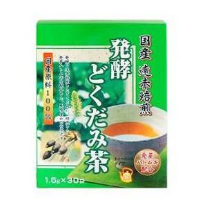 【生活雑貨】ユニマットリケン 国産遠赤焙煎 発酵どくだみ茶【45g】【UR】｜daishin-bussan3