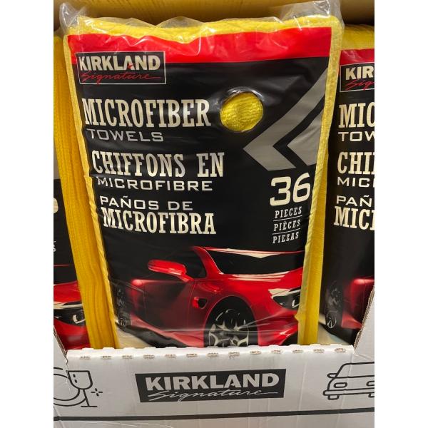【コストコ】#713160 KS マイクロファイバー　タオル　36枚　約40×40cm　カークランド...
