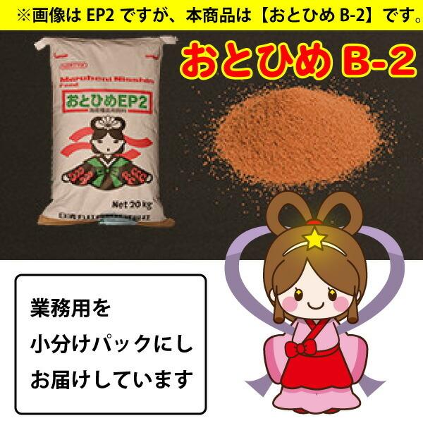 メール便送料無料 おとひめ B2 (0.36-0.65mm以下) 100g 沈降性 B-2 メダカの...