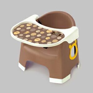 【キッズ】【ベビー】錦化成　くまのプーさん　お食事ローチェア　ブラウン　★錦化成商品 品揃えNo.1★【NI】