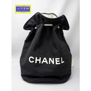 CHANEL シャネル 巾着 ワンショルダー ノベルティ ブラック 中古B+ 【送料無料】 A-7853｜daishin78