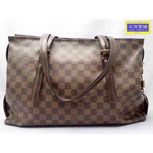 LOUIS VUITTON◇ヴェローナPM_ダミエ・エベヌ/PVC/BRW : セカンド