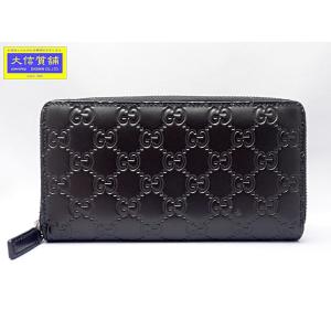 グッチシマ グッチ 長財布 GUCCI 財布 409342 ラウンドファスナー