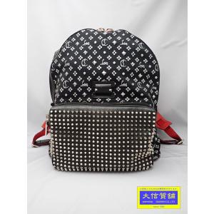 CHRISTIAN LOUBOUTIN クリスチャン ルブタン スタッズ バックパック 3195181 中古B+ 【送料無料】 A-8962