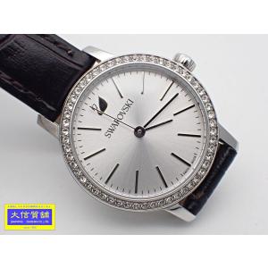 SWAROVSKI スワロフスキー レディースウォッチ 5261487 Graceful Mini SS クォーツ シルバーダイヤル 革ベルト 中古B+ 【送料無料】 B-2187【質屋出品】 SWAROVSKI（スワロフスキー） レディースウォッチ 5261487 Graceful