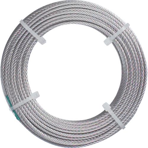 トラスコ中山 TRUSCO ステンレスワイヤロープ ナイロン被覆 Φ1.5（2.0）X10m CWC...