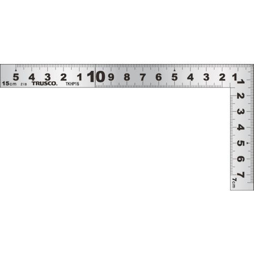 トラスコ中山 TRUSCO 鉄工用平ぴた曲尺 15cm TKHP-15 [1-257-9603]