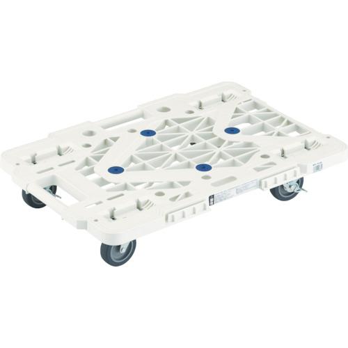 トラスコ中山 TRUSCO 樹脂製平台車  ルートバンメッシュタイプ 515X385 4輪自在 スト...