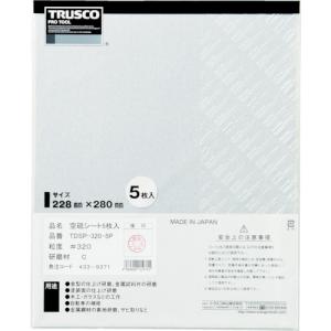 トラスコ中山 空研ぎペーパー228X280 #100 5枚入 TDSP-100-5P [A012221]｜daishinshop