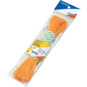 トラスコ中山 TRUSCO パイレンカラーロープ 3つ打 線径3ｍｍX長さ10m 黄 R-310P [1-511-3121]