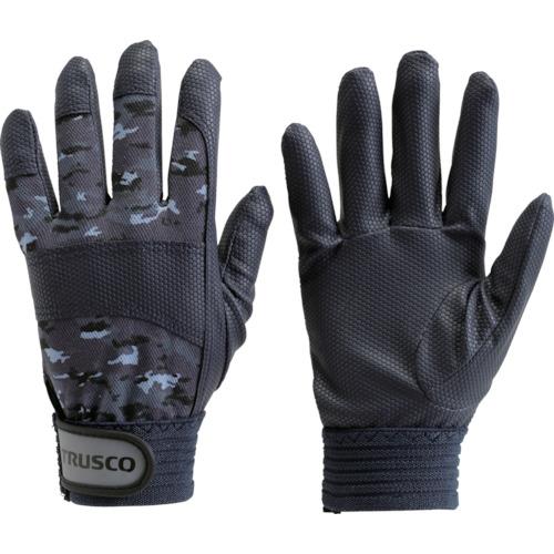 トラスコ中山 TRUSCO PU迷彩手袋 ブルー L TPU-CMB-L [1-787-9652]