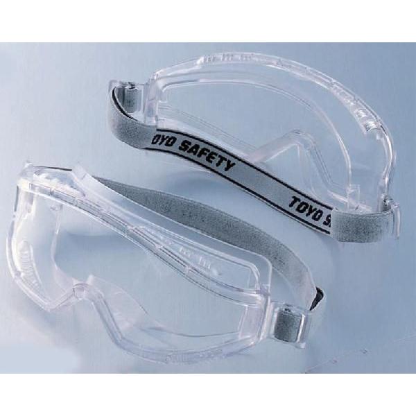トーヨーセフティ TOYO 【Z】防じんメガネ曇り止め加工ワイドタイプ No.1290 [102-6...