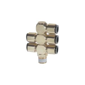 千代田通商 チヨダ チューブ継手 フジ トリプルバンジョー（金属） 4mm R1/8 4-01S1D...