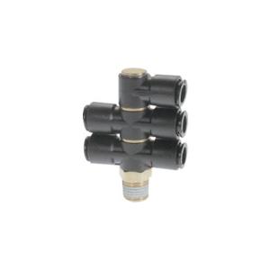 千代田通商 チヨダ チューブ継手 フジ トリプルバンジョー（樹脂） 6mm R1/4 6R-02S1...
