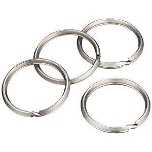 ニッサチェイン 【5個販売】パーツパック キーリング 20mm ステンレス 研磨 P-223  [1...