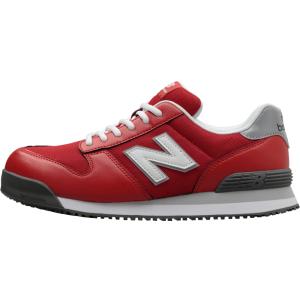 ニューバランス new balance 安全靴 スニーカー Portland ポートランド 赤　レ ...