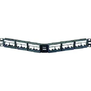 パンドウイット 【10個販売】PANDUIT アングル型モジュラーパッチパネル枠 24ポート CPPLA24WBLY