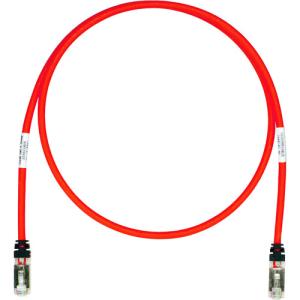 パンドウイット 【10本販売】PANDUIT CAT6A/CAT6 シールドパッチコード 35m 赤 STP6X35MRD STP6X35MRD