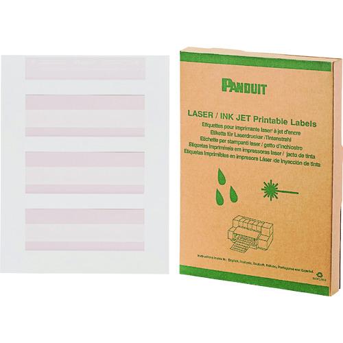 パンドウイット ケーブル用ラベル  レーザープリンタ用回転ラベル 白 印字部50.8mmX12. R...