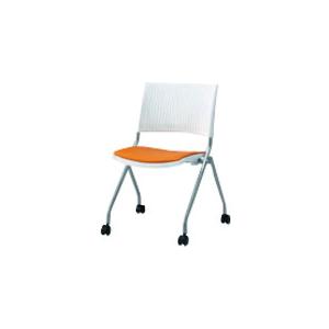 プラス  【別途送料】【個人宅不可】 JTX 380544）会議イス FJC-K6L OR オレ F...