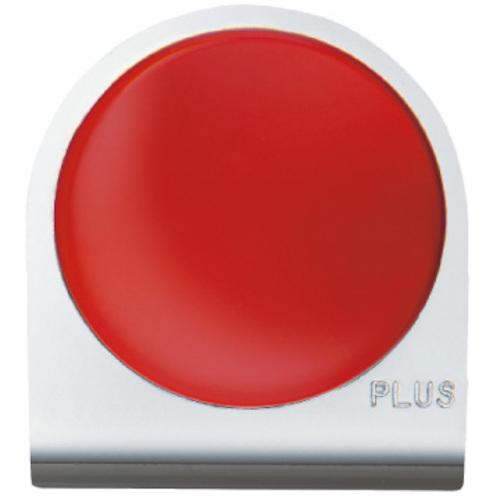 プラス PLUS 80569）カラーマグネットクリップ 小 レッド 80569 [1105-4001...
