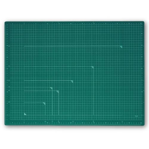 プラス PLUS 48586）カッターマット A2 GR CS-A2 緑 CS-A2 GR [110...