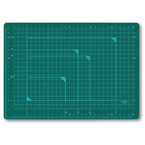 プラス PLUS 48573）カッターマット A4 GR CS-A4 緑 CS-A4 GR [110...