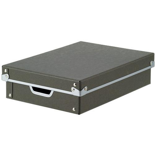 プラス SV 861260）紙製収納ケース・フタ付浅型A4 B774J B774J [1105-50...