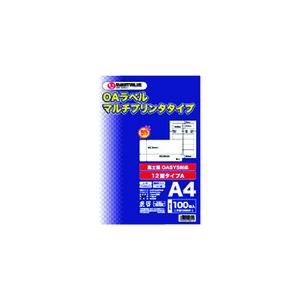 プラス JTX 832104）OAマルチラベルA 12面100枚X5冊A128J5 A128J-5 ...