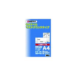 プラス JTX 832108）OAマルチラベルB 12面100枚X5冊A236J5 A236J-5 ...