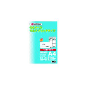 プラス JTX 832109）OAマルチラベルC 12面100枚X5冊A237J5 A237J-5 ...