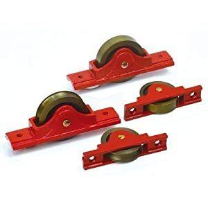 ヨコヅナ 鋳物枠ローラー戸車 45 丸 RJC-0451  [1167-4108358]