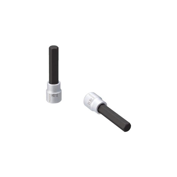 プロックステック PROXXON プロクソン ヘックスビットソケット 3/8" ロング(80mm) ...